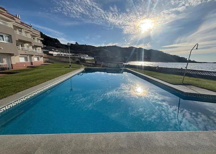 Holibai Albatros, Duplex Junto Al Mar, Cerca De Vigo Y Sus Luces Navidenas *